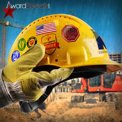 Industrial Hard Hat Stickers