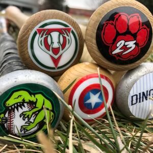 bat knob decals