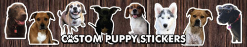 custom puppy stickers
