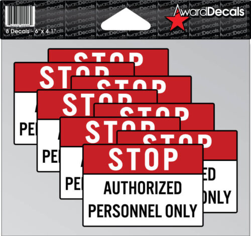 Authorized-Personnel Stickers