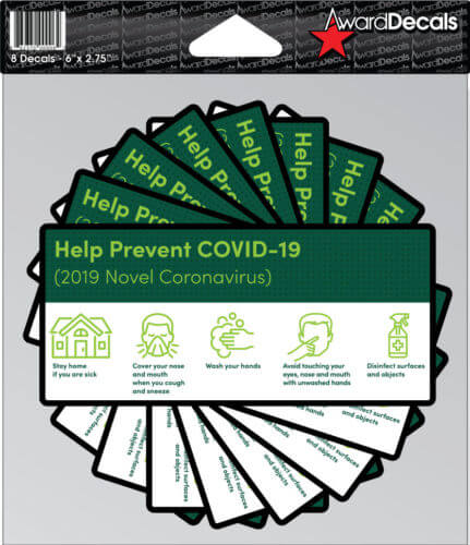 Help-Prevent-Covid-19 Stickers