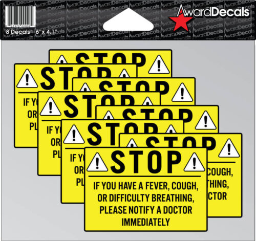 STOP FEVER STICKERS