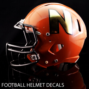 Football Pride Helmet Tomahawk Decal 100 Pack Vinyl Stickers Light Colors 